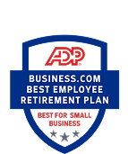ADP Business.com best employee retirement plan bes for small business badge.